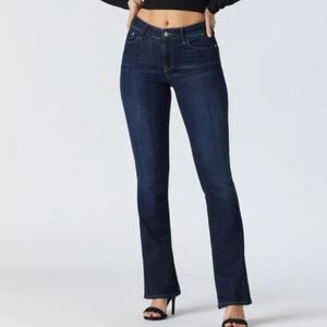 Mavi Molly Mid Rise Bootcut Indigo Jeans Size 28 X 34 Excellent!